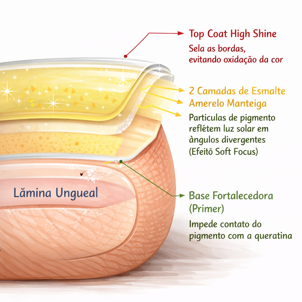 Infográfico Cuidados com as Unhas.